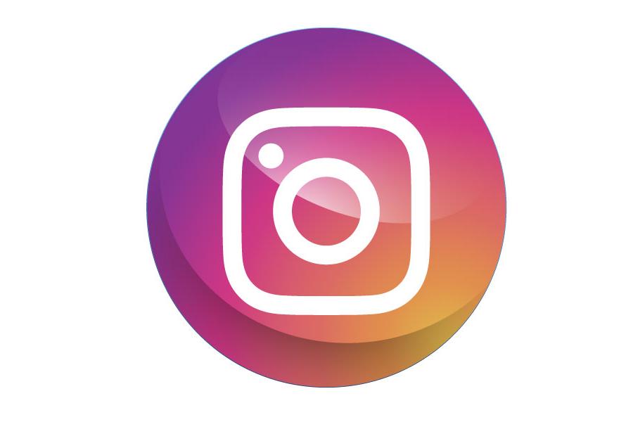 Instagram logo.